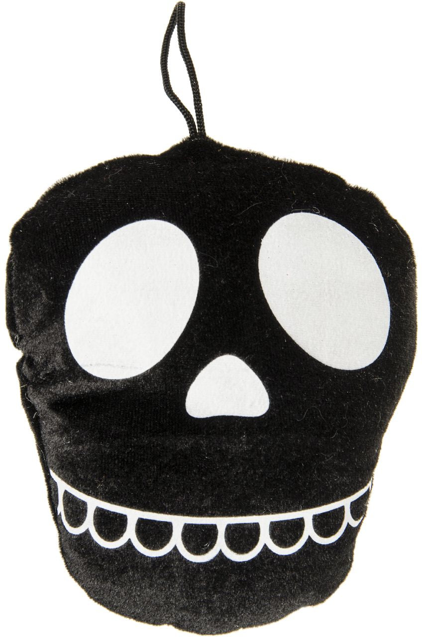 Pack of 3 Skull Face Super Soft Plush Toys 17 x 14cm