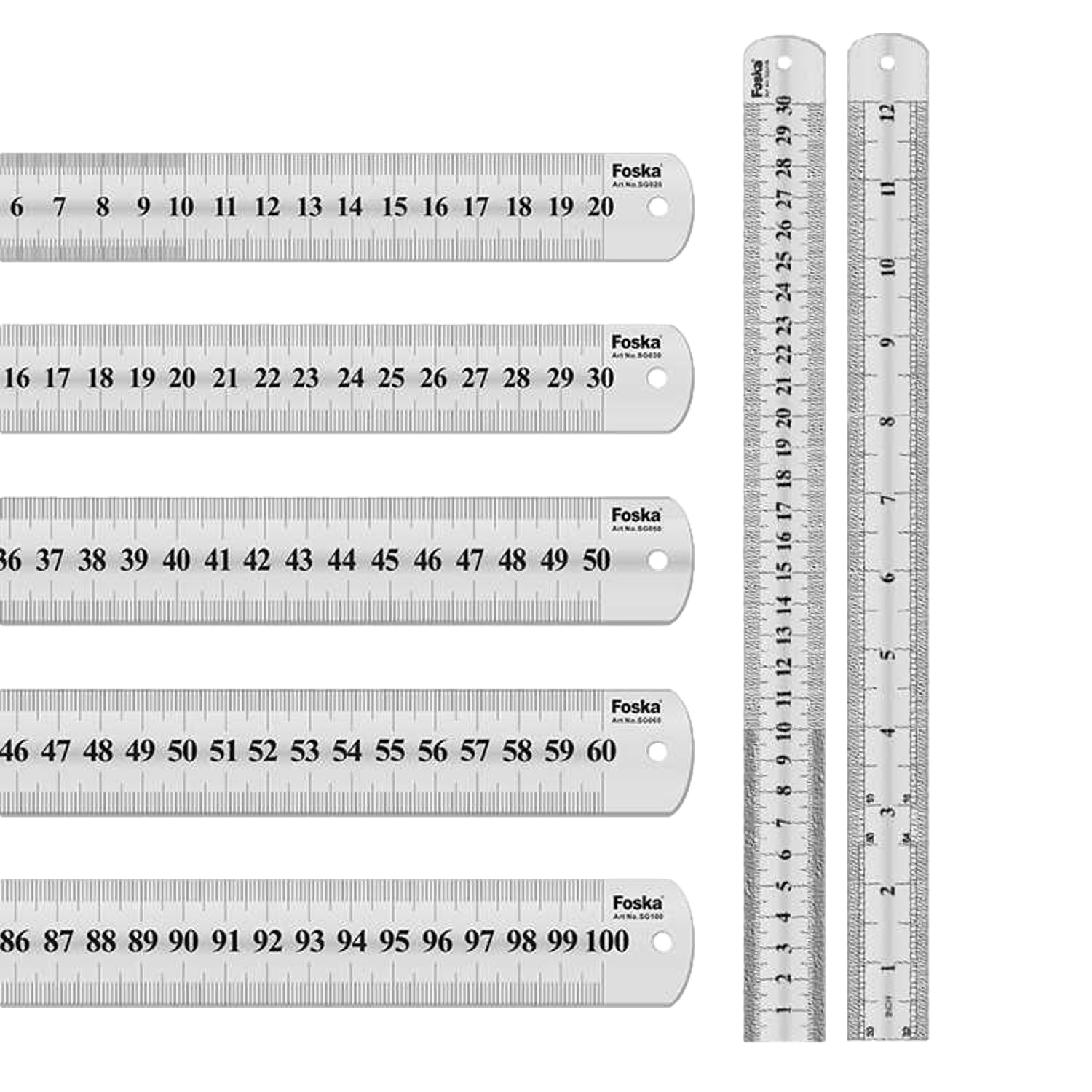 100 Cm Ruler Stainless Steel Ruler 100cm– Choice Wholesale