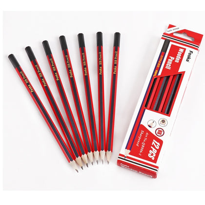 Pack of 12 Wooden HB Pencils