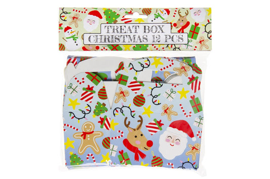Pack of 12 Christmas Treat Boxes