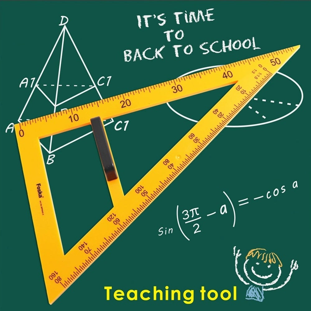 Set Square Ruler with Removable Handle 50cm – Choice Wholesale
