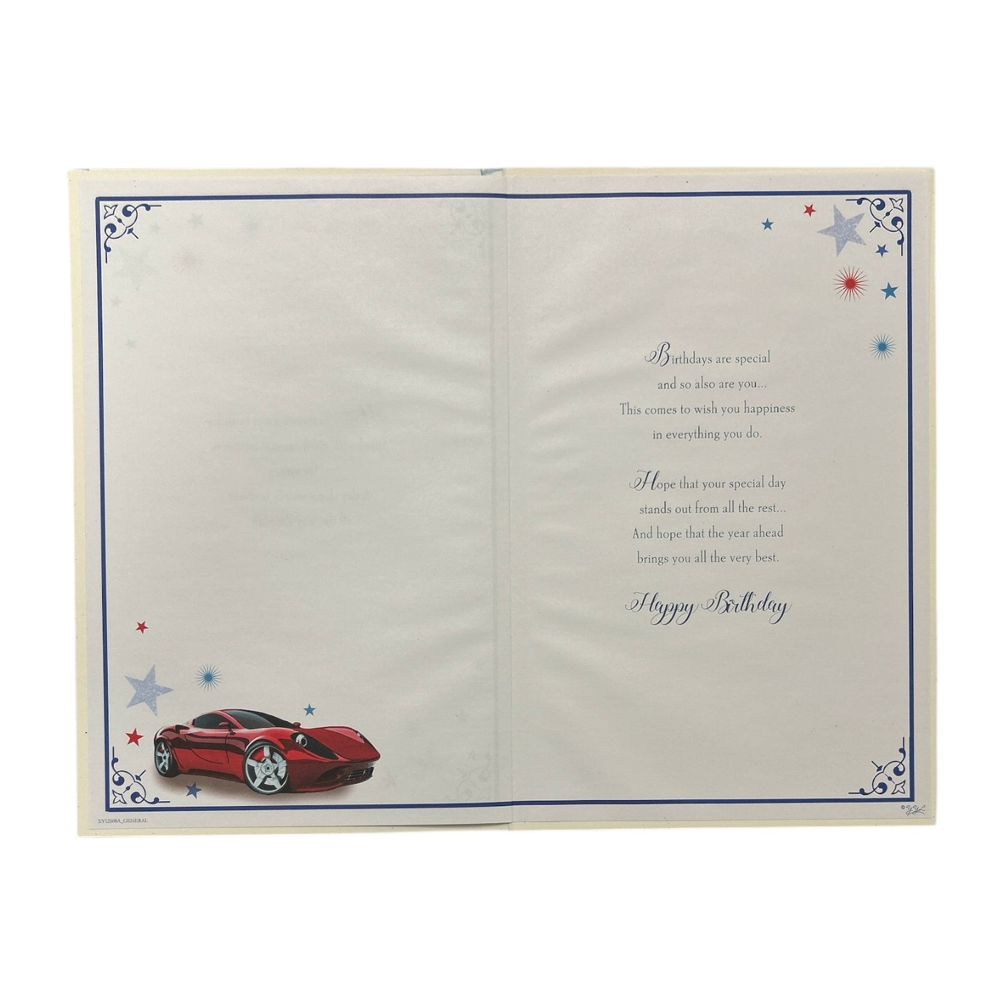 Age 21 Sport Car Design Sentimental Birthday Card