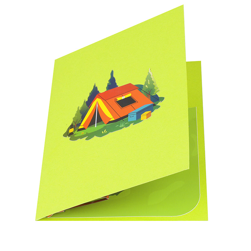 Forest Retreat Adventure Pop Up Greeting Card