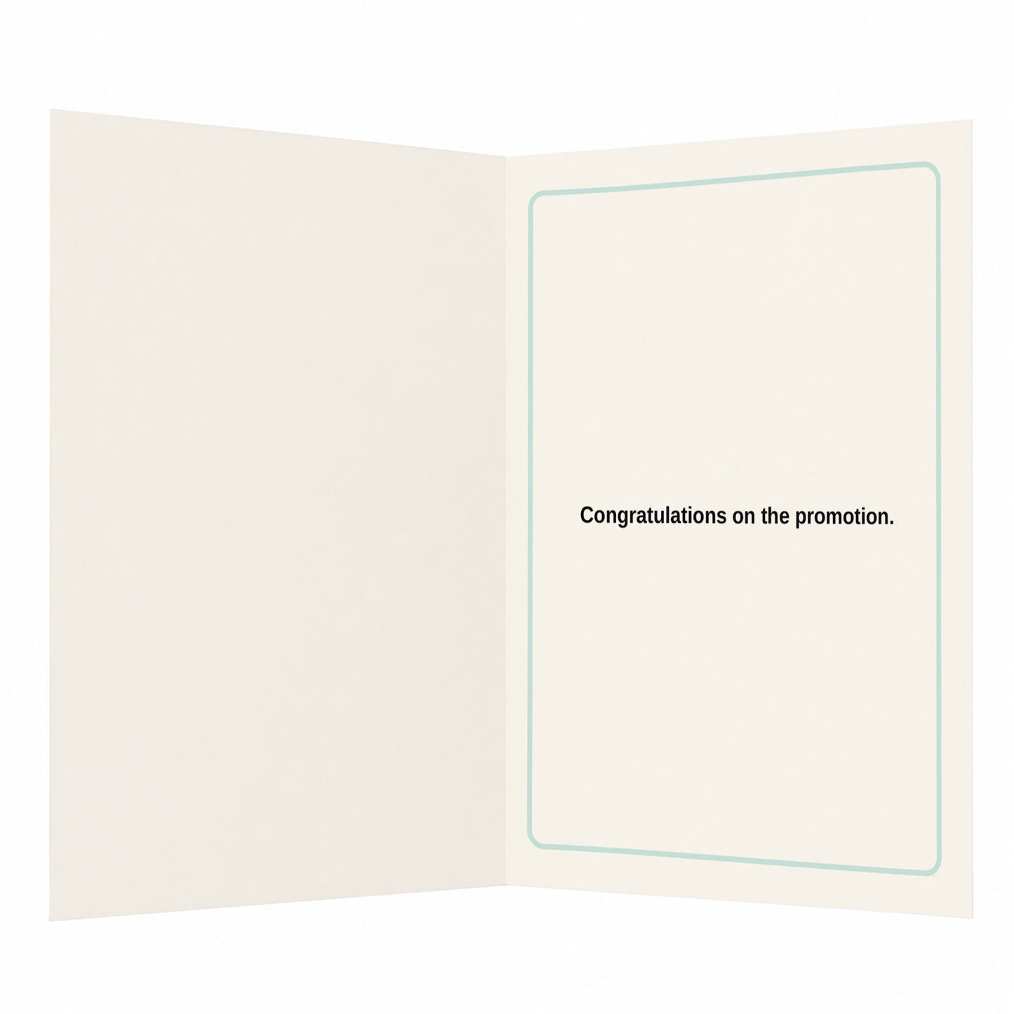Promotion, Fancy Congratulations Card