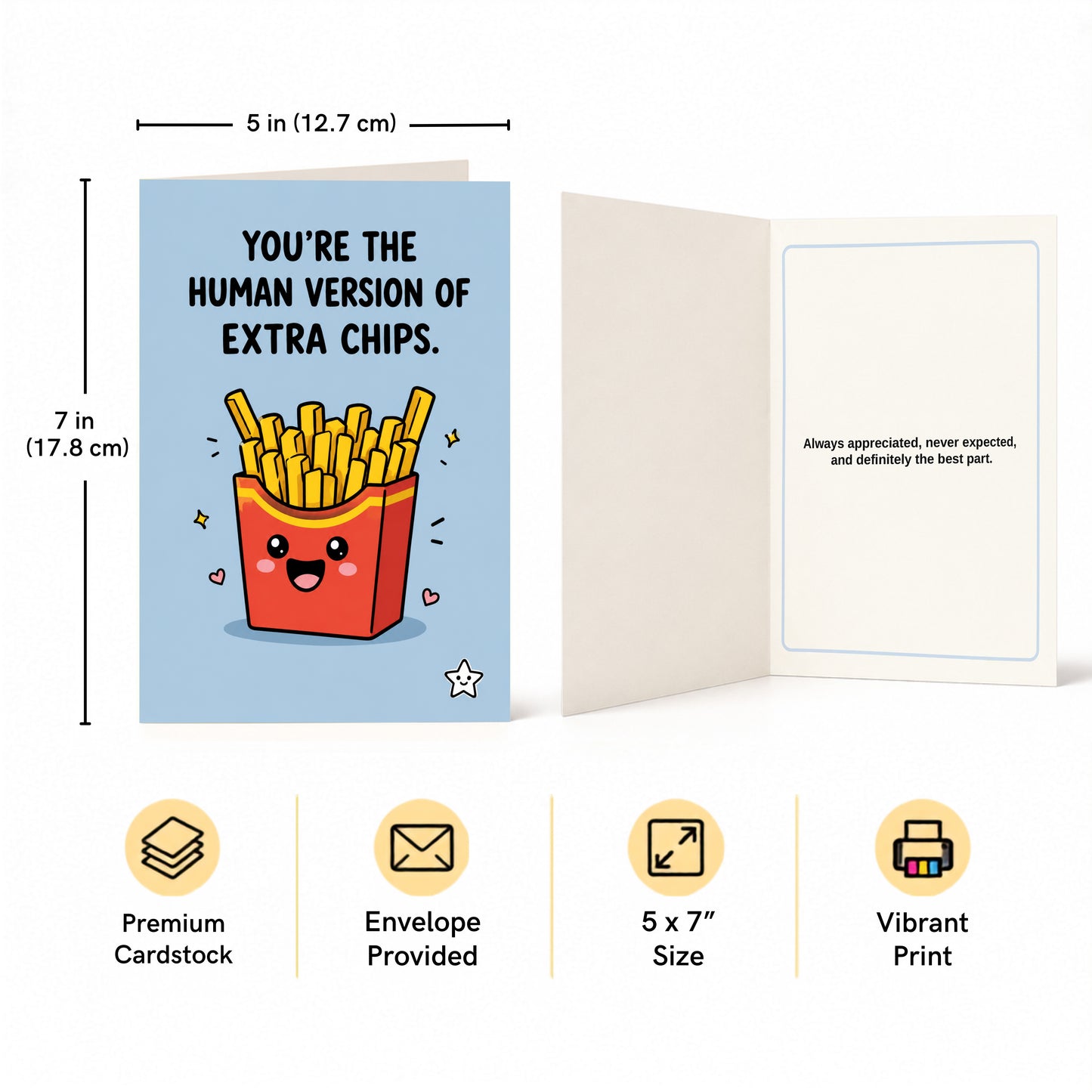 You're the Human Version of Extra Chips Open Card