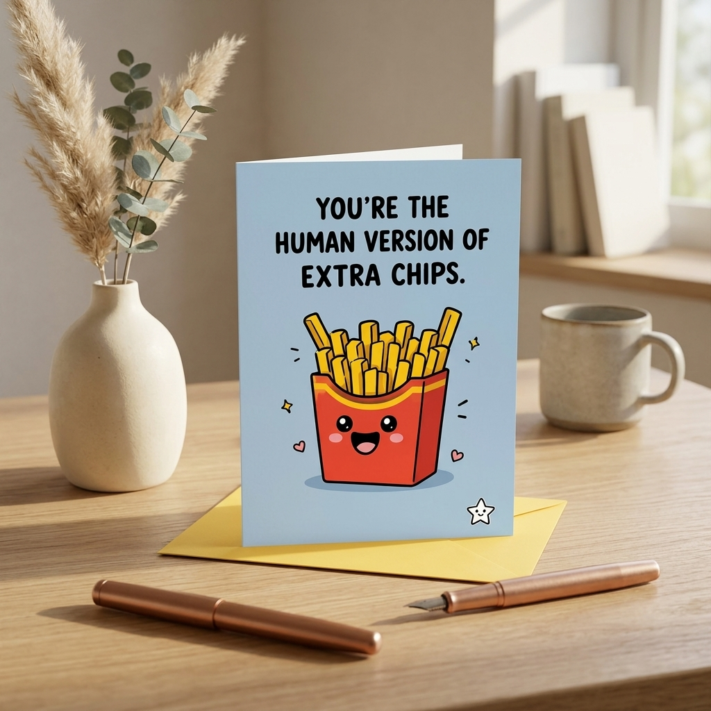 You're the Human Version of Extra Chips Open Card
