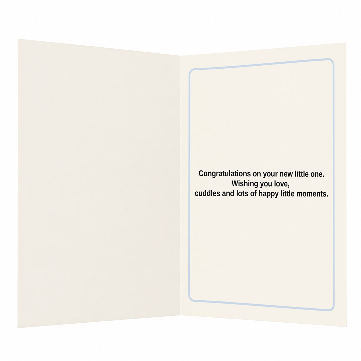 The Tiny Roommate New Baby Congratulations Card