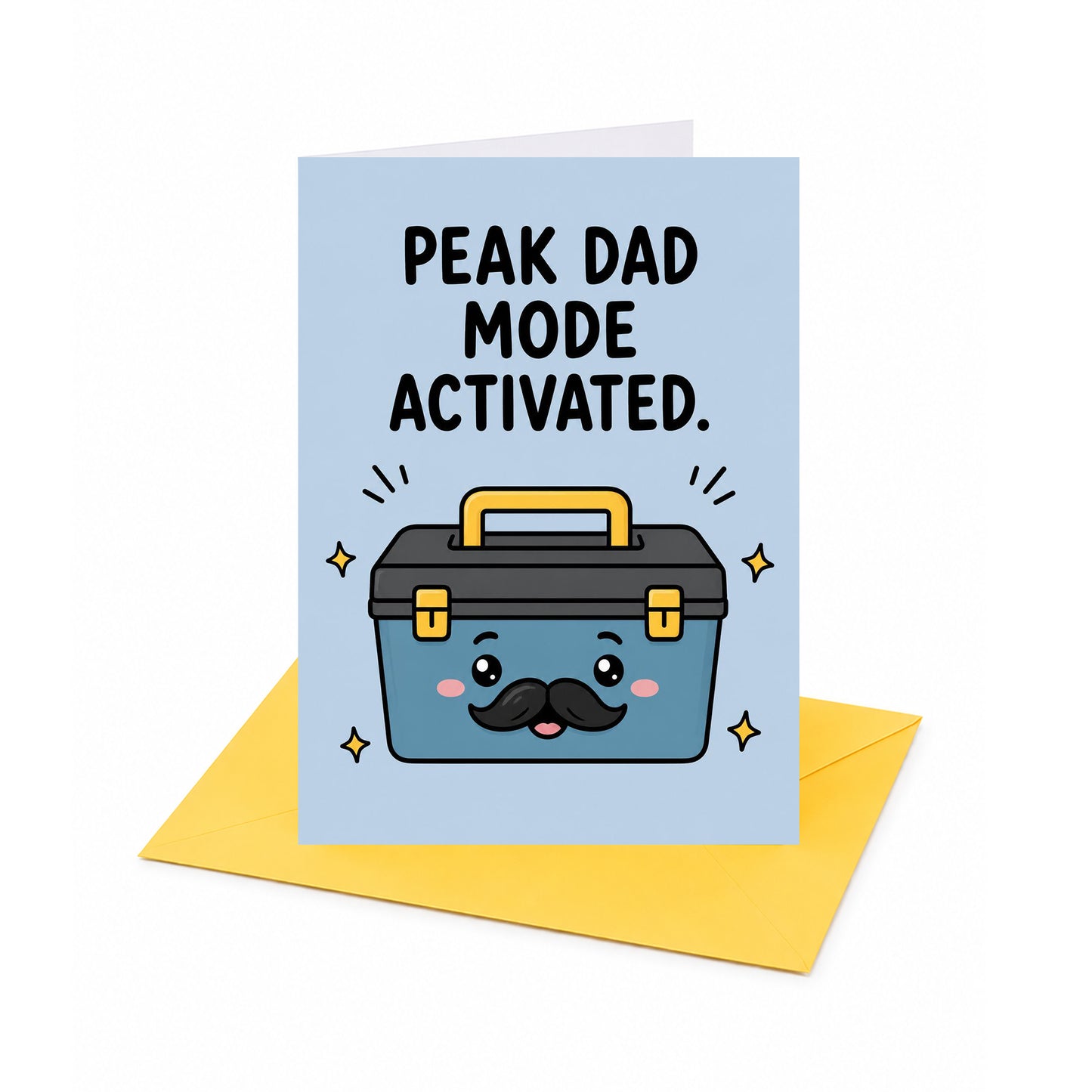 Peak Dad Mode Activated Humor Birthday, Father's Day Card