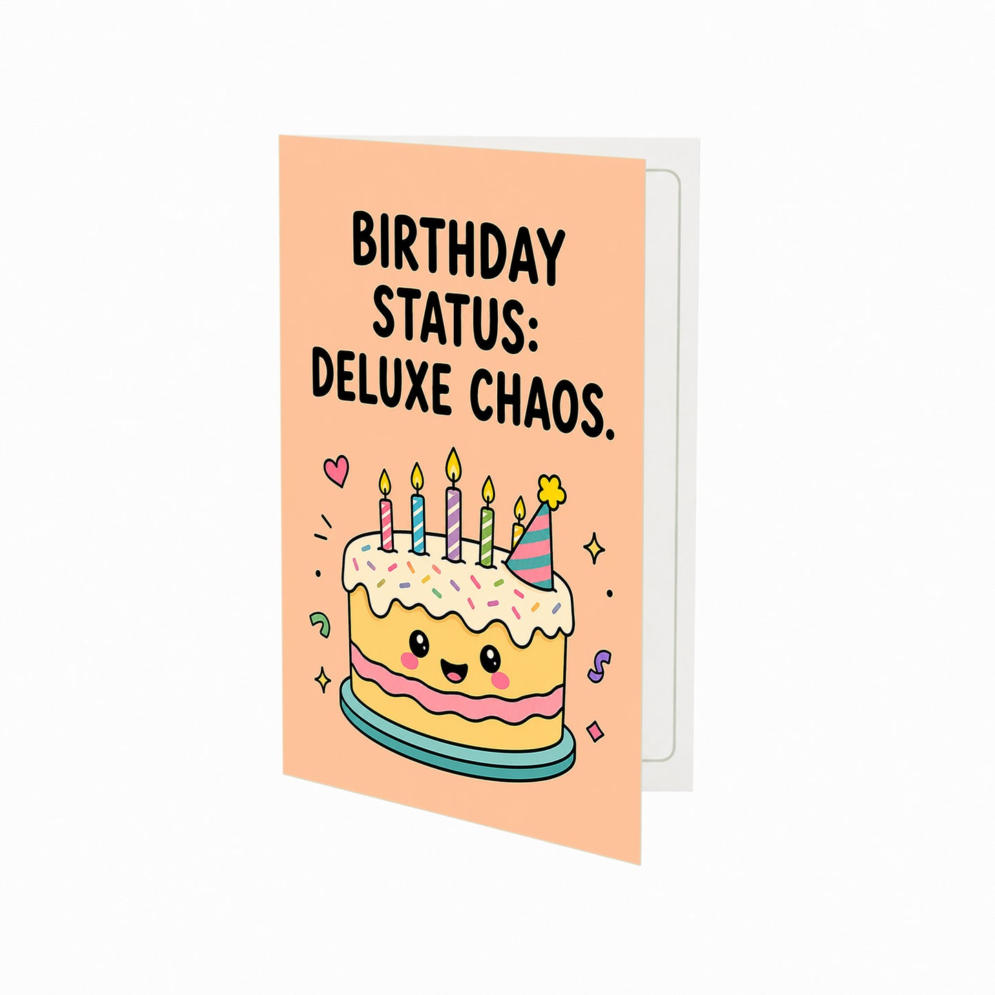 Cake Design Deluxe Chaos Birthday Card
