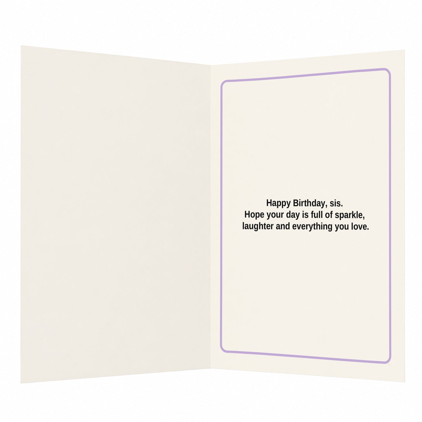 Another Year Fabulous Sister Birthday Card