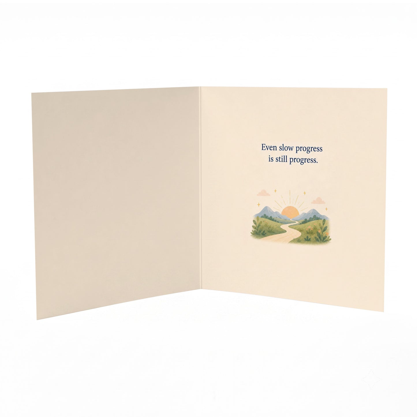 Keep Going Uplifting Progress, Perseverance Inspirational Encouragement Card