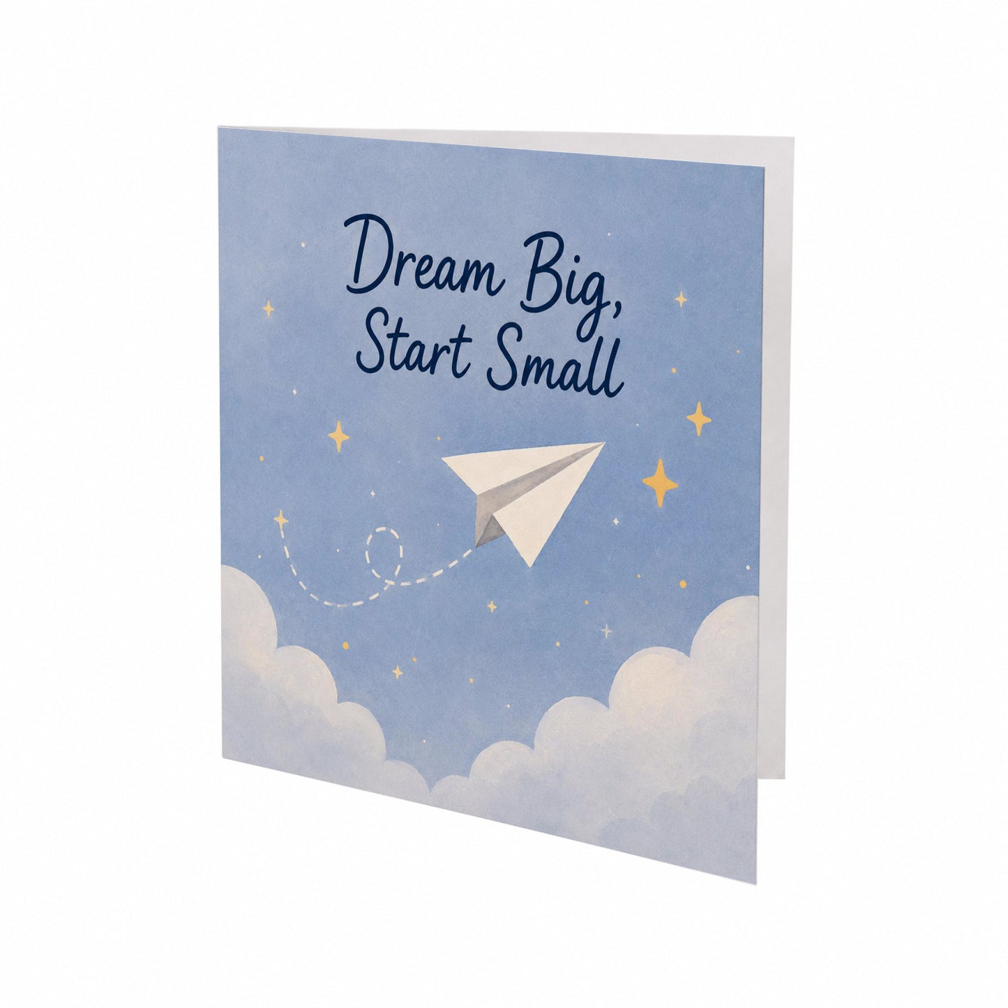 Dream Big Start Small Encouragement Card New Beginnings, Goal Setting