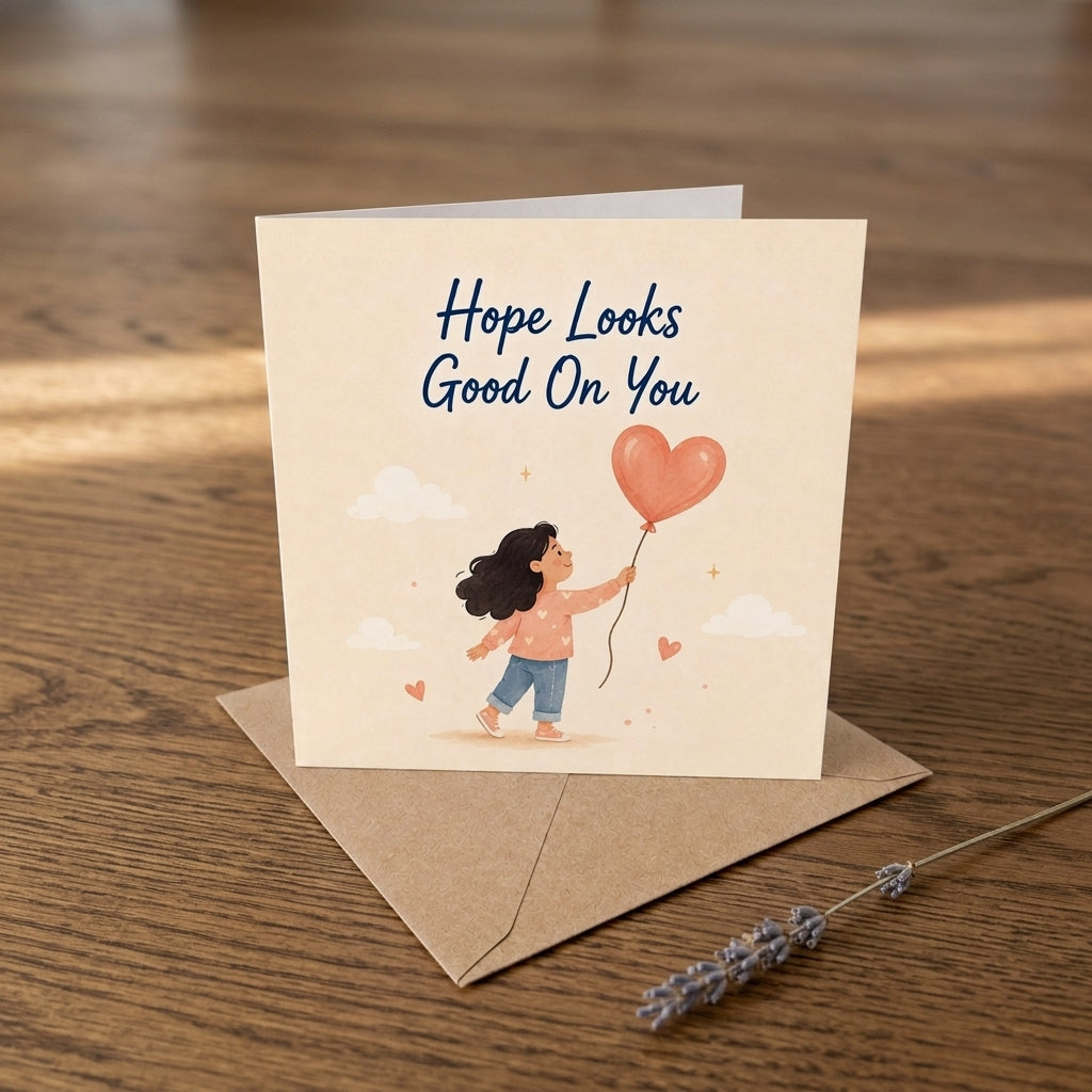 Hope Looks Good on You Encouragement Card
