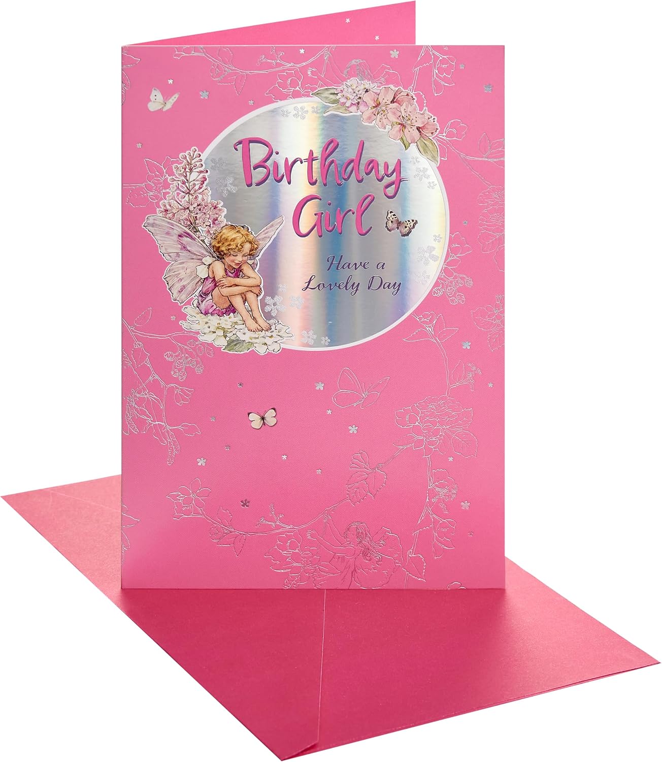 Flower Fairies Design Birthday Card