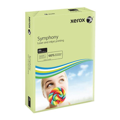 Pack of 250  A4 Pastel Green 160gsm Xerox Symphony Card