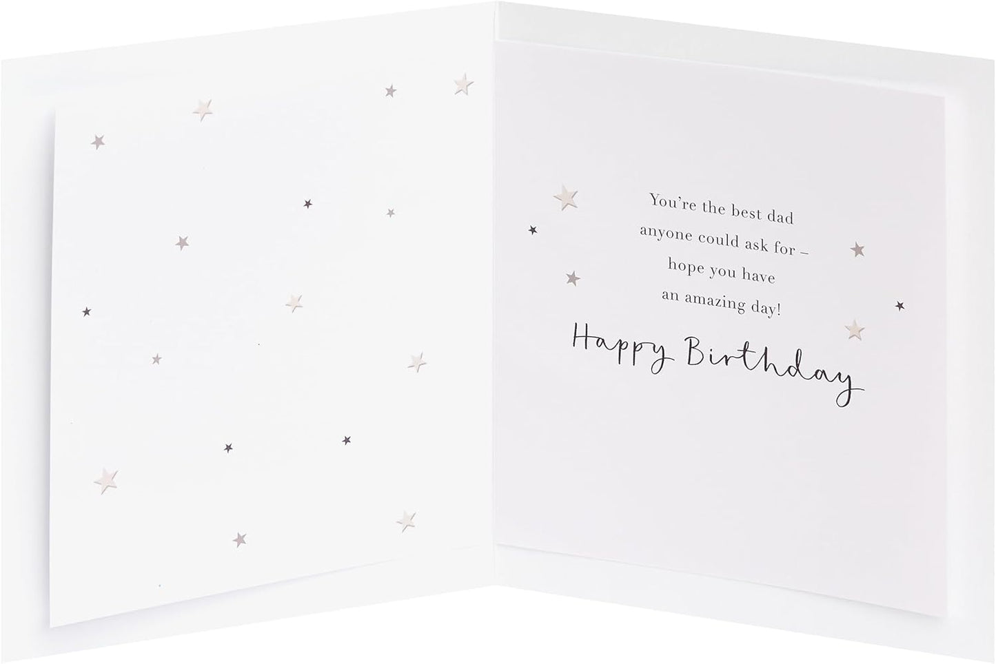 Neon Balloons Design Dad Birthday Card