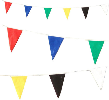 Multi Coloured Bunting 10m with 20 Pennants