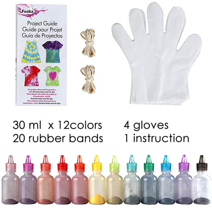 12 Colours Tie Dye Kit