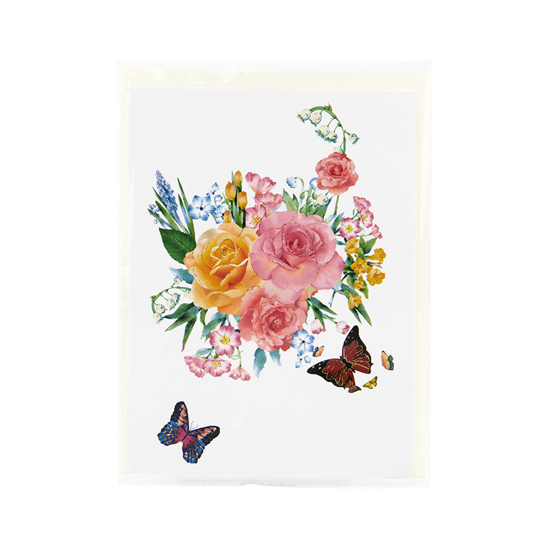 Wings of Joy Butterfly & Flower Pop Up Card