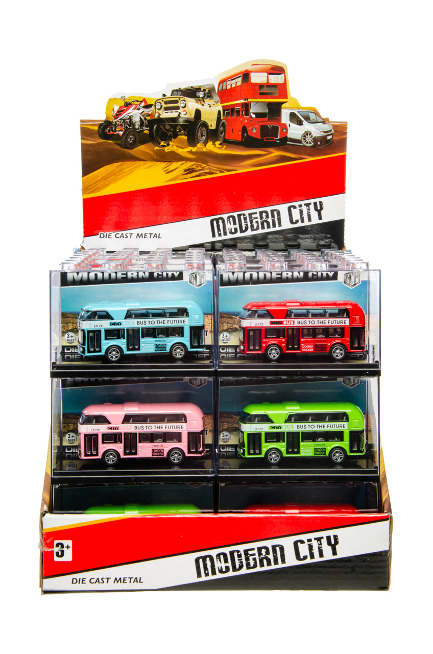 Single Diecast Double-Decker Bus