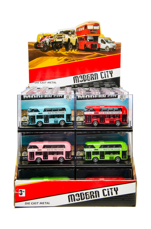 Single Diecast Double-Decker Bus