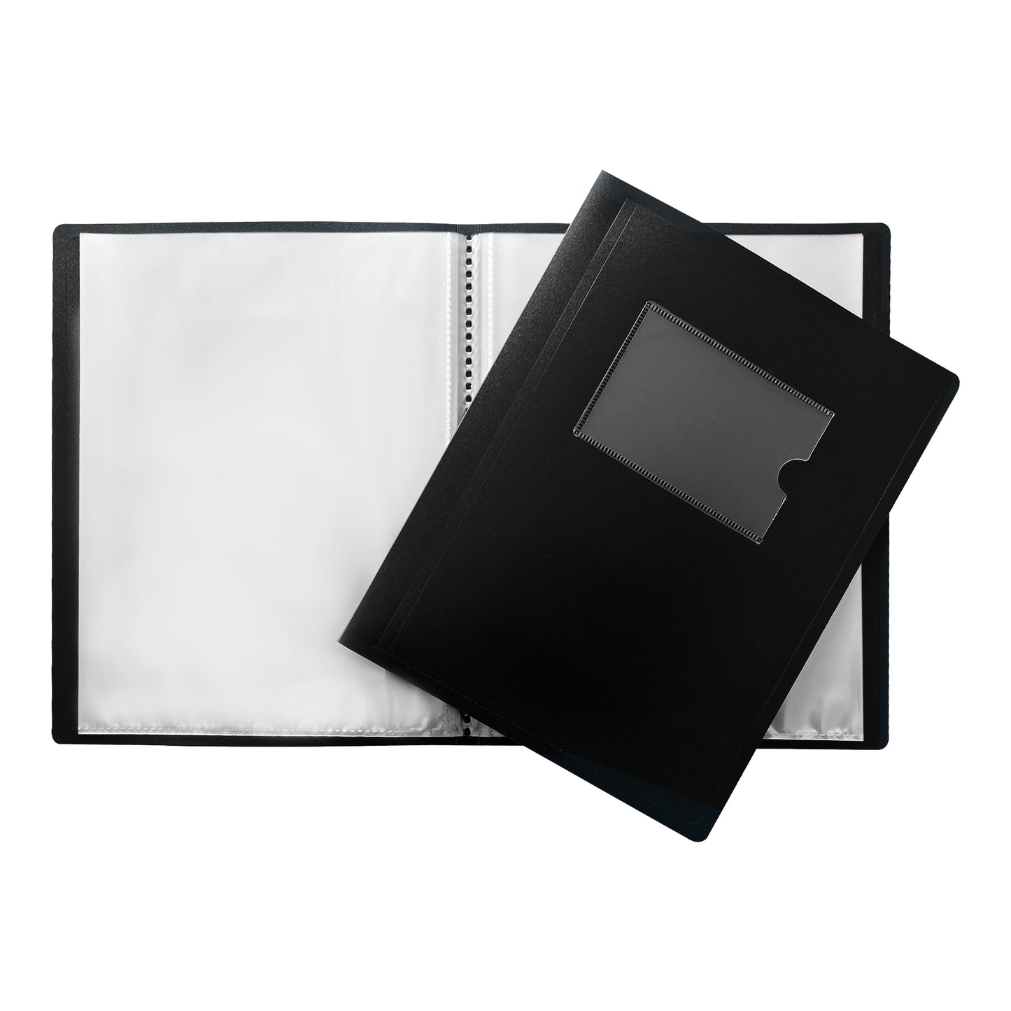 A5 Black Flexible Cover 10 Pocket Display Book