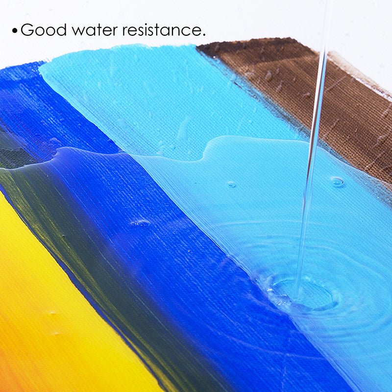 Pack of 18 Assorted Colour 60ml Acrylic Paint Pots