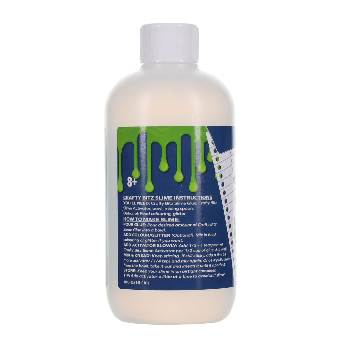 Bottle of 249g Slime Craft Activator by Crafty Bitz
