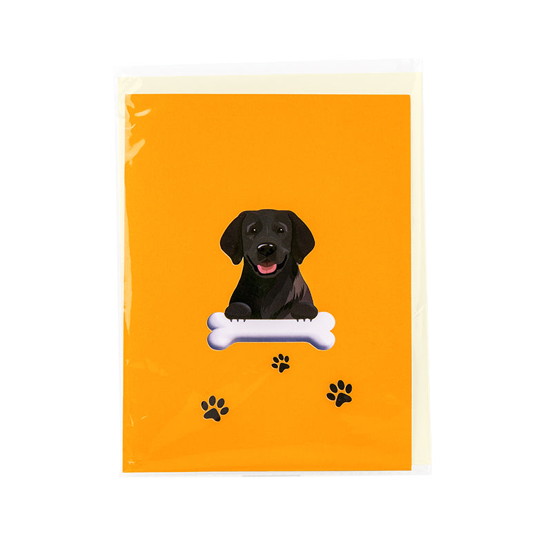 Loyal & Loved Labrador 3D Dog Pop Up Card