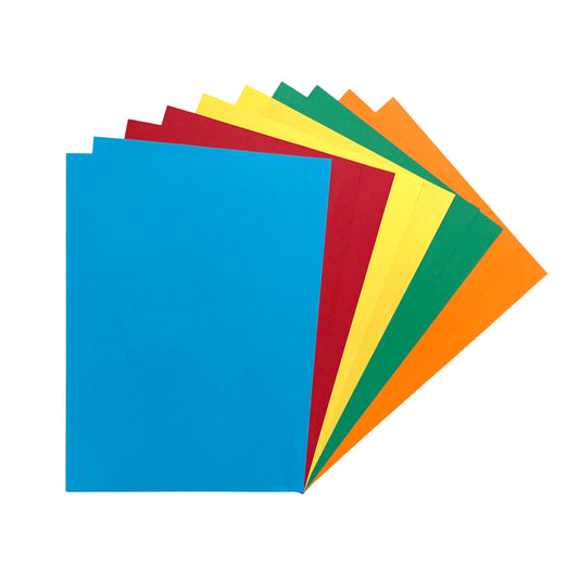 Pack of 1000 A4 Assorted Primary Coloured Paper 75gsm Sheets