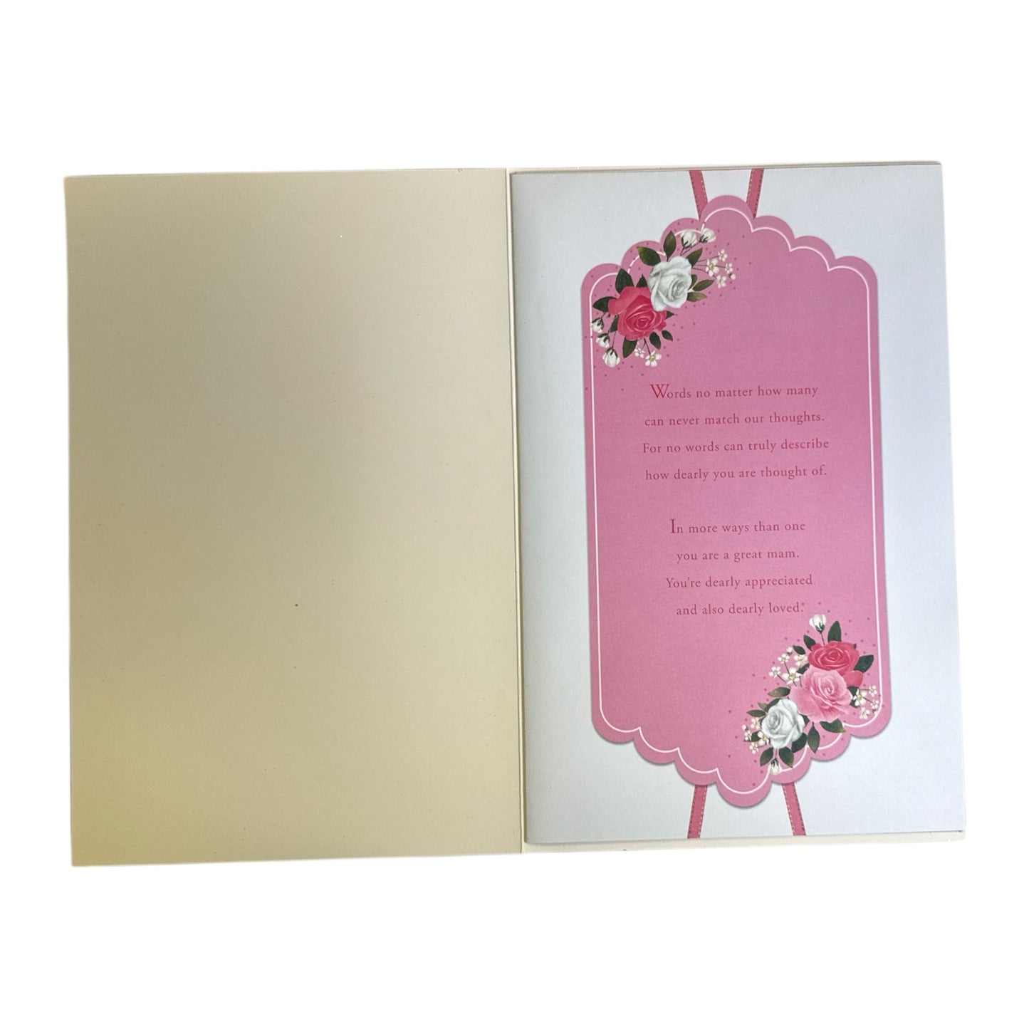 Special Mam 8 Page Insert Luxury Mother's Day Card
