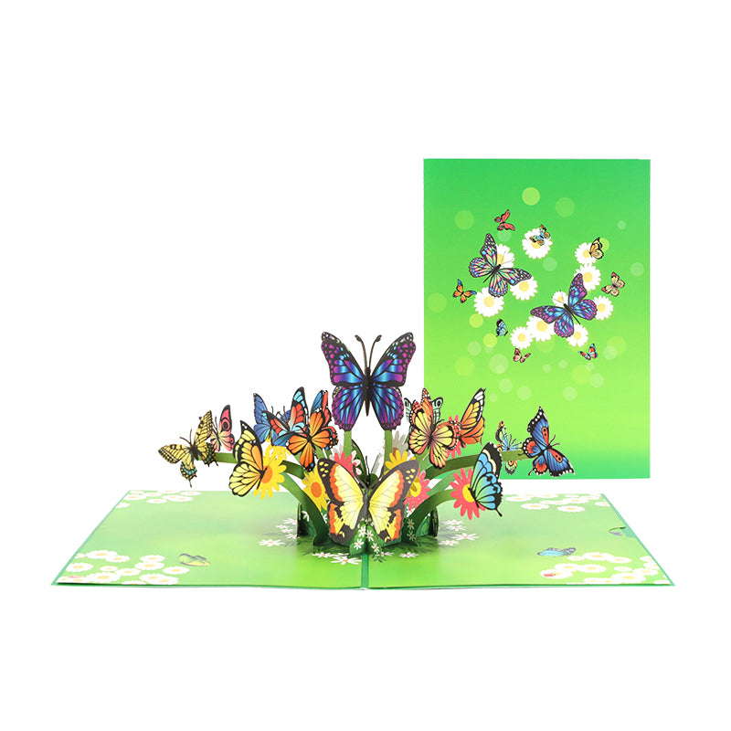 Butterfly Meadow 3D Pop Up Greeting Card - Birthday Mother's Day