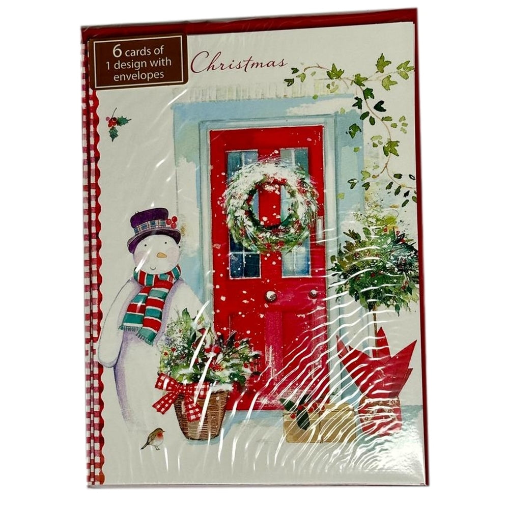 Pack of 30 Traditional Festive Designs Christmas Cards