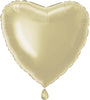 Gold Solid Heart Foil Balloon 18"