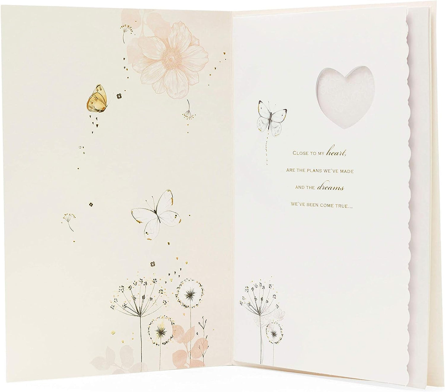 Butterflies Design Wife Birthday Card