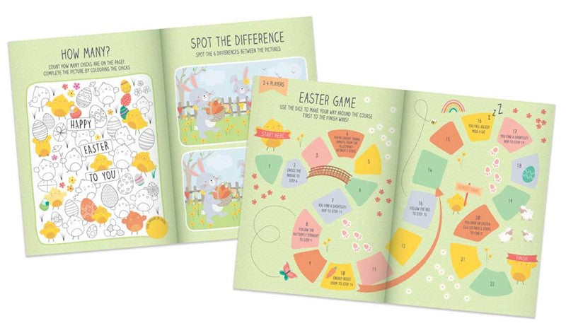 A4 20 Pages Easter Activity Book with Stickers