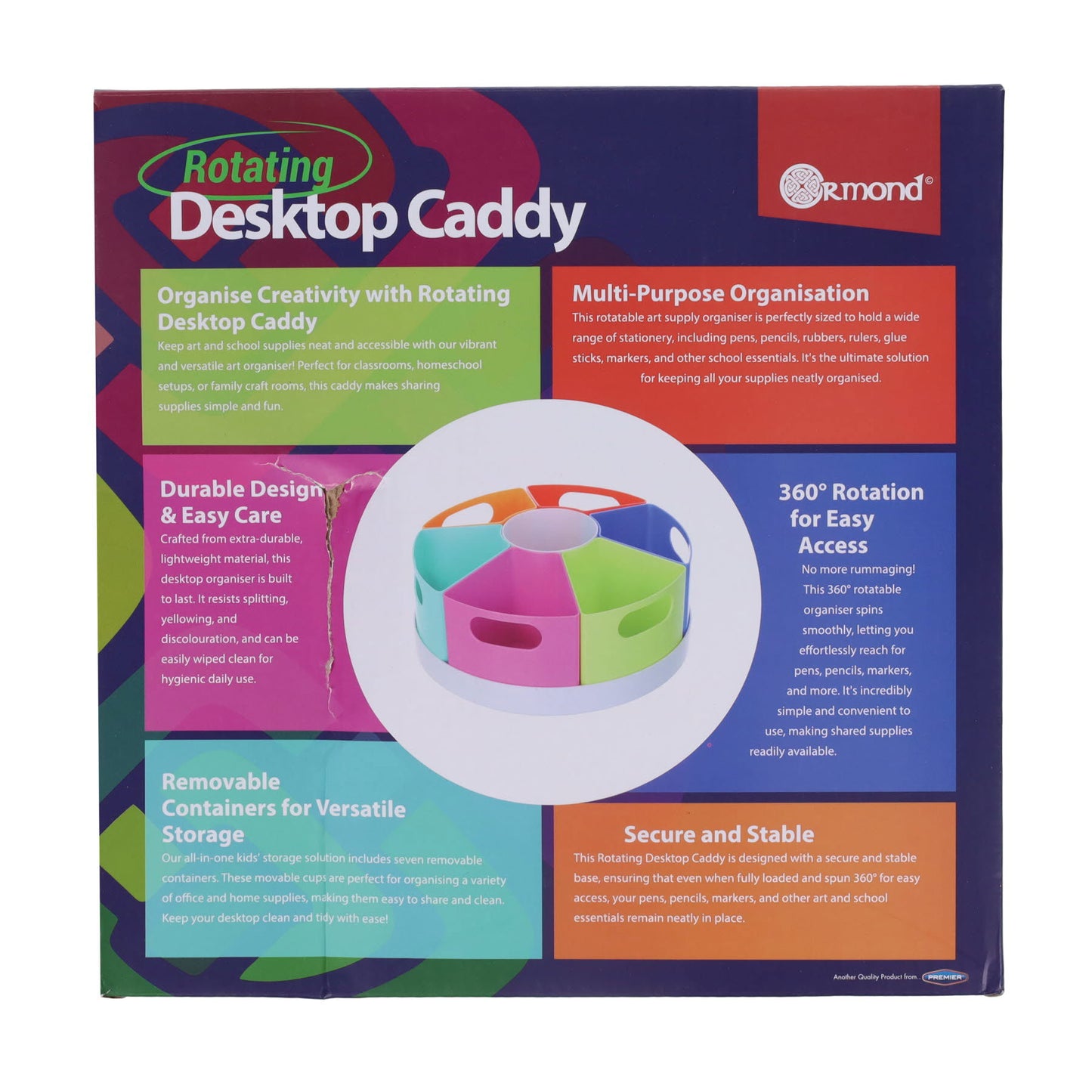 Rotating Desktop Caddy by Ormond