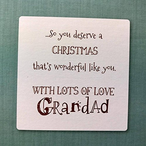 GRANDAD - You're Special Fun and Lovely too Christmas Greeting Card 