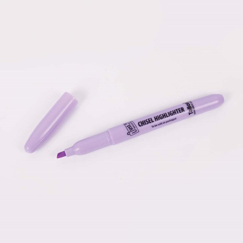 Pack of 5 Pastel Chisel Tip Highlighters