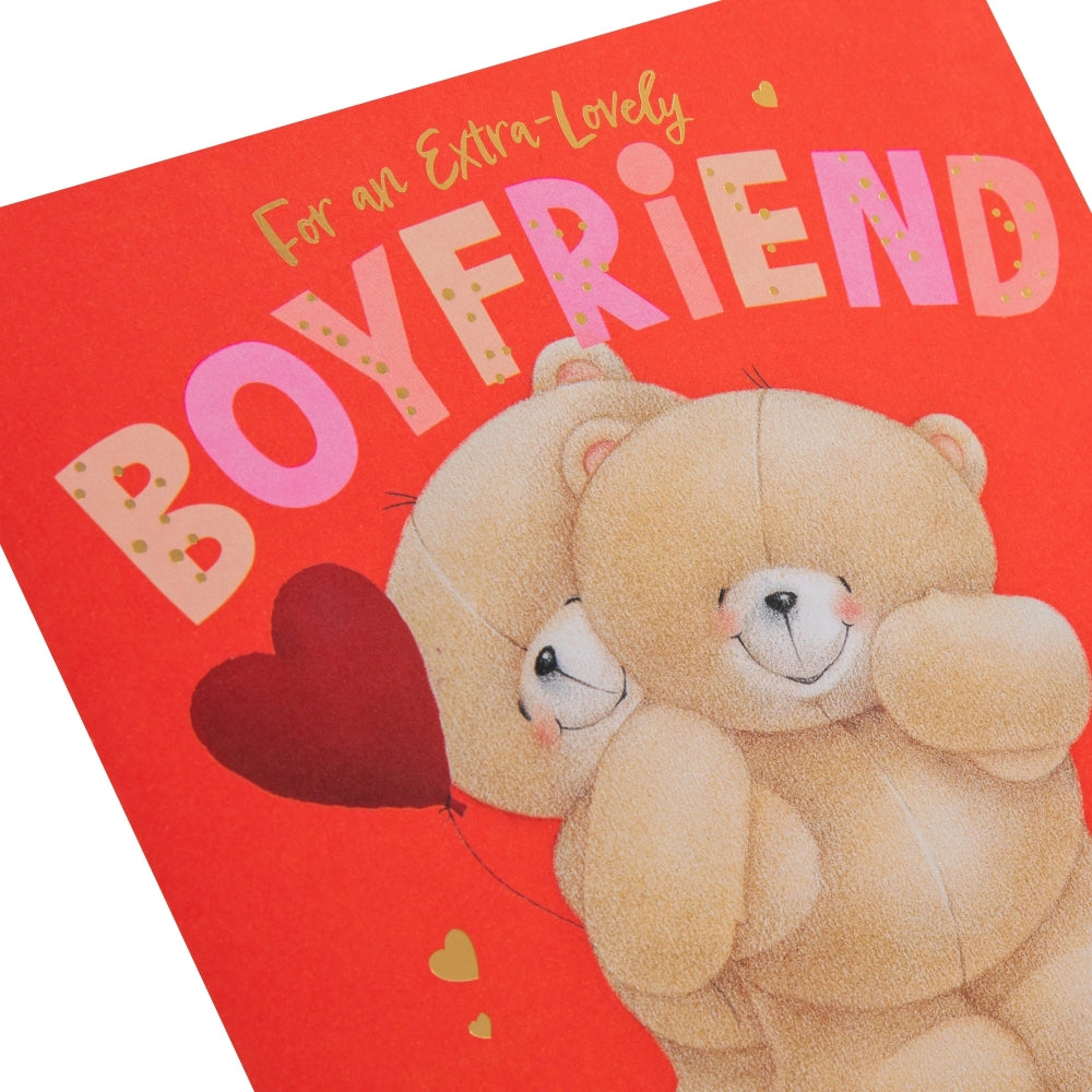 Forever Friends Bear Hug Boyfriend Valentine's Day Card