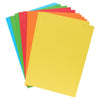 Pack of 50 A3 160gsm Rainbow Coloured Card Sheets by Premier Activity