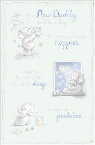 For A New Daddy Father's Day Card 
