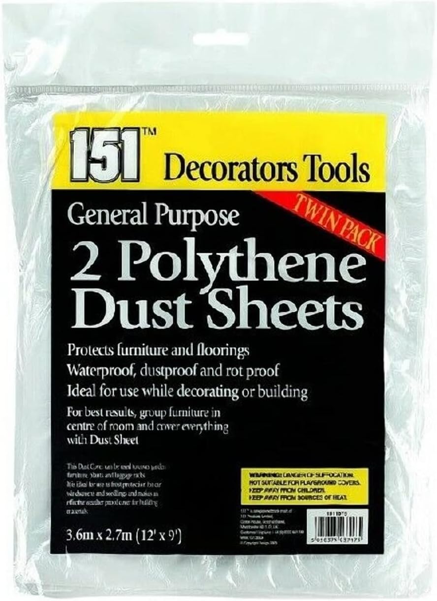 General Purpose 2 Polythene Dust Sheets