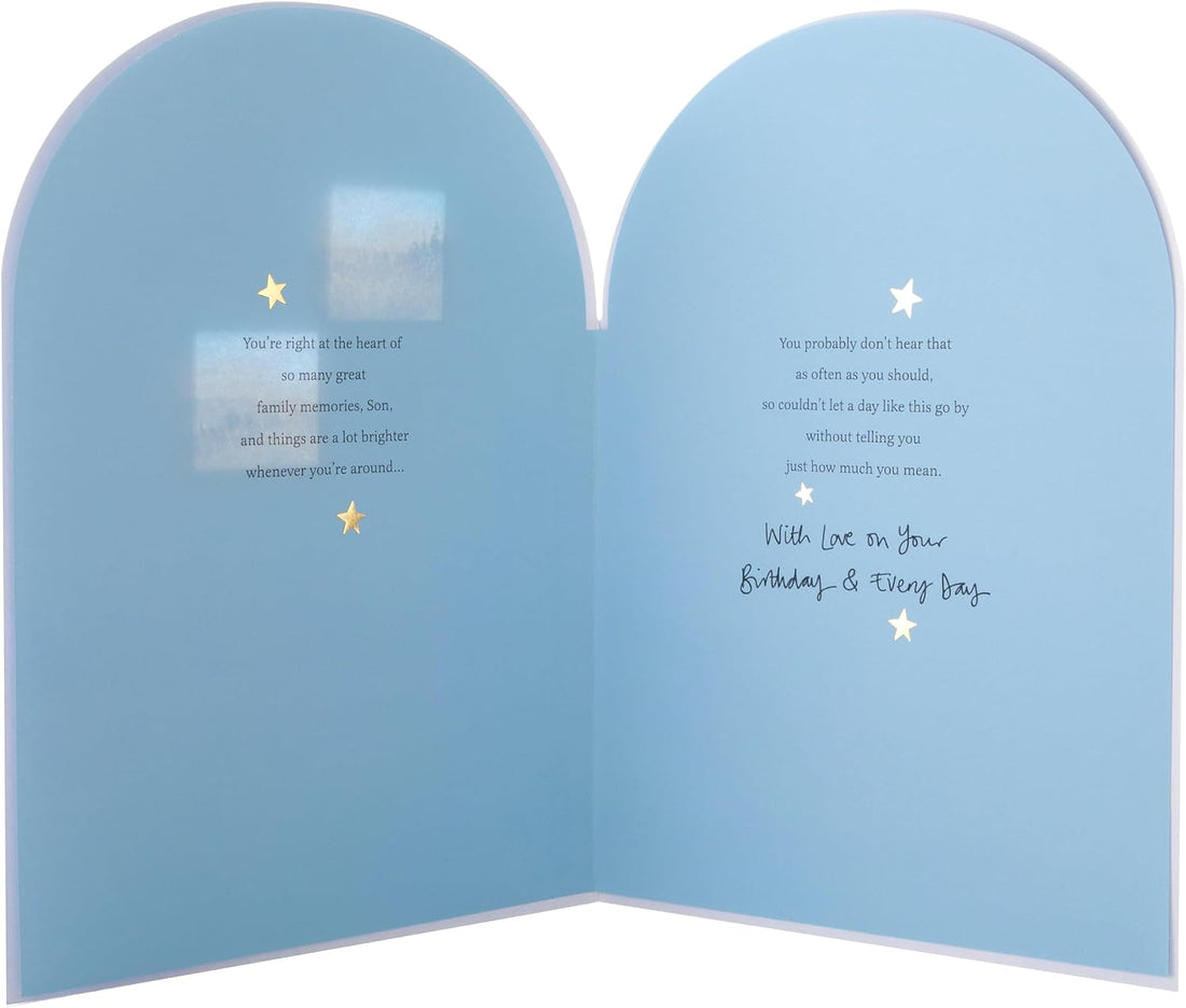 Inspired Heartfelt Verse Nature Design Son Birthday Card– Choice Wholesale