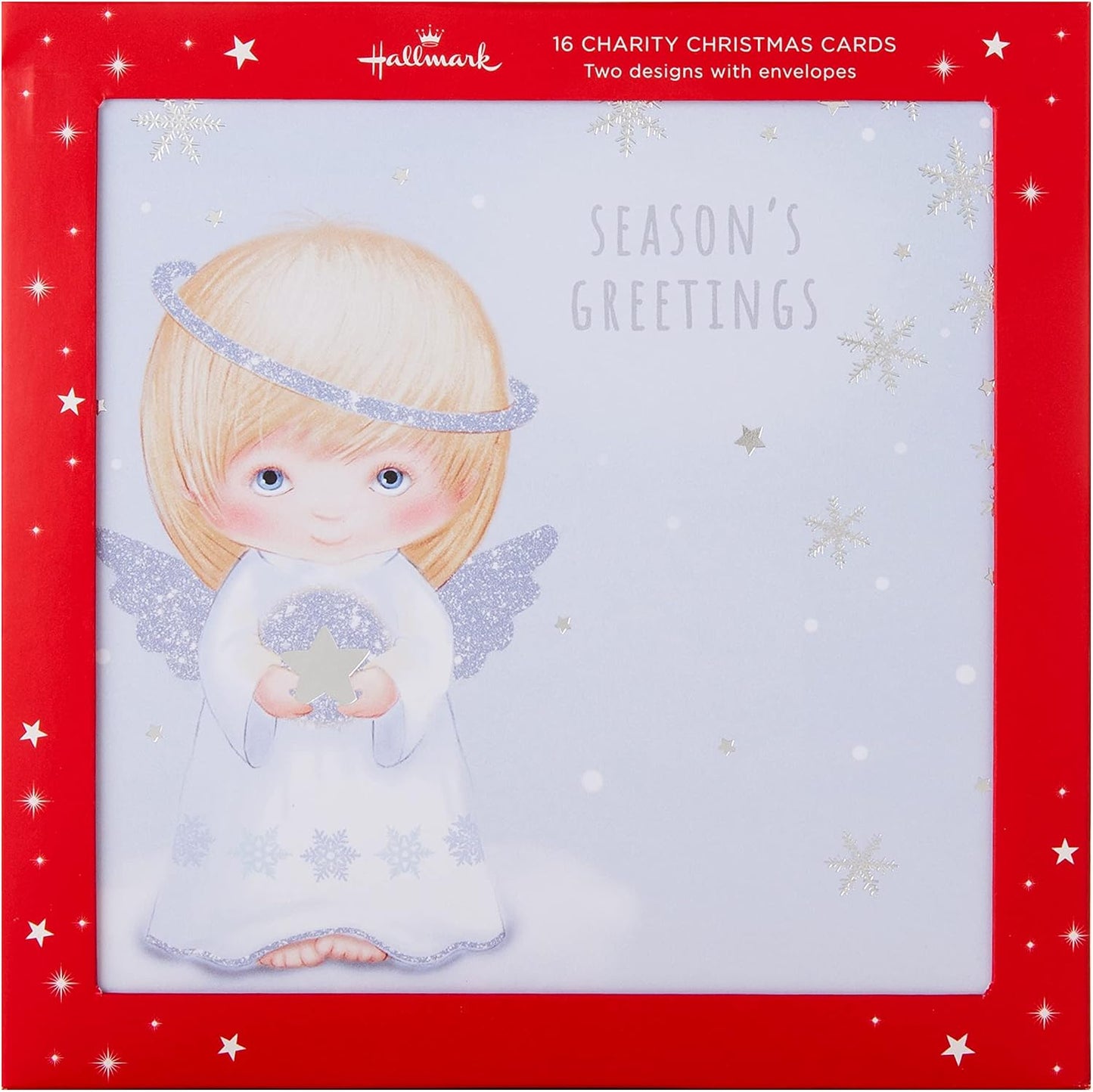 Scenic The Angels 16 Pack 2 Designs Charity Christmas Cards