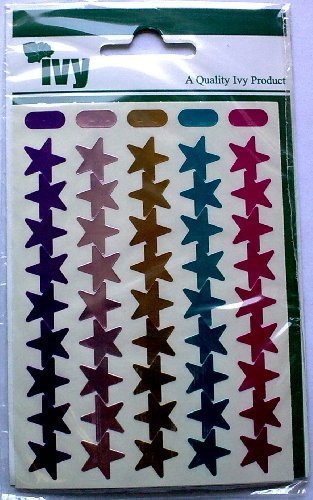 90 Assorted Self-Adhesive Star Stickers 232772