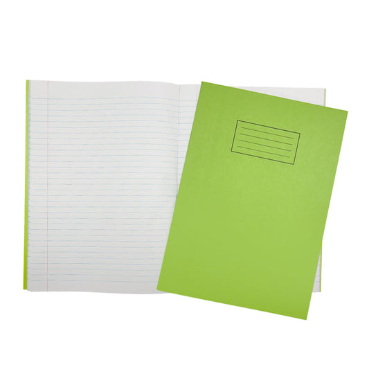 Janrax A4 Green 80 Pages Feint and Ruled Exercise Book