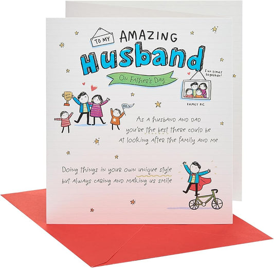 Oodles Design Husband Father's Day Card