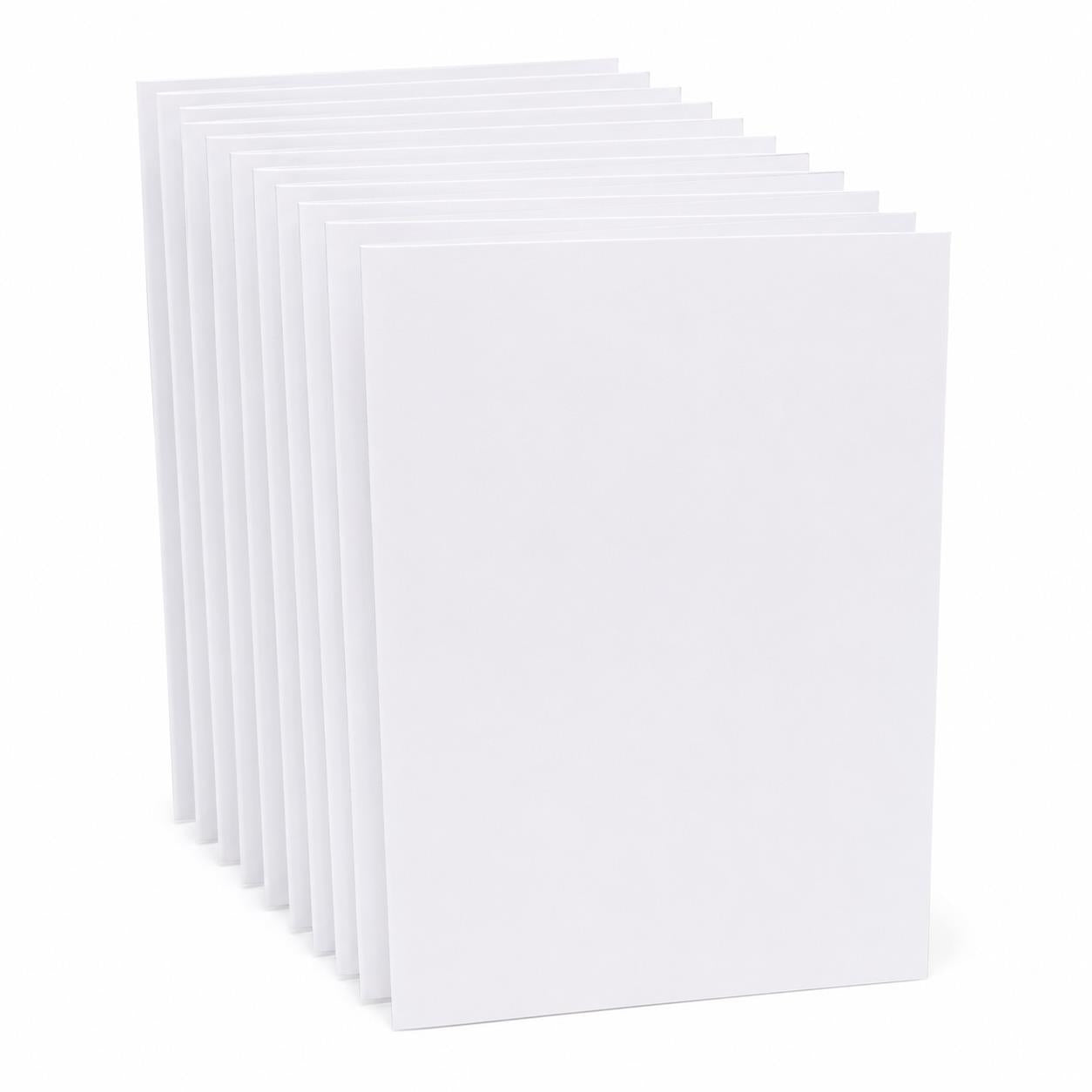 Pack of 10 A4 Blank White 260gsm Greeting Cards – Design Your Own Cards