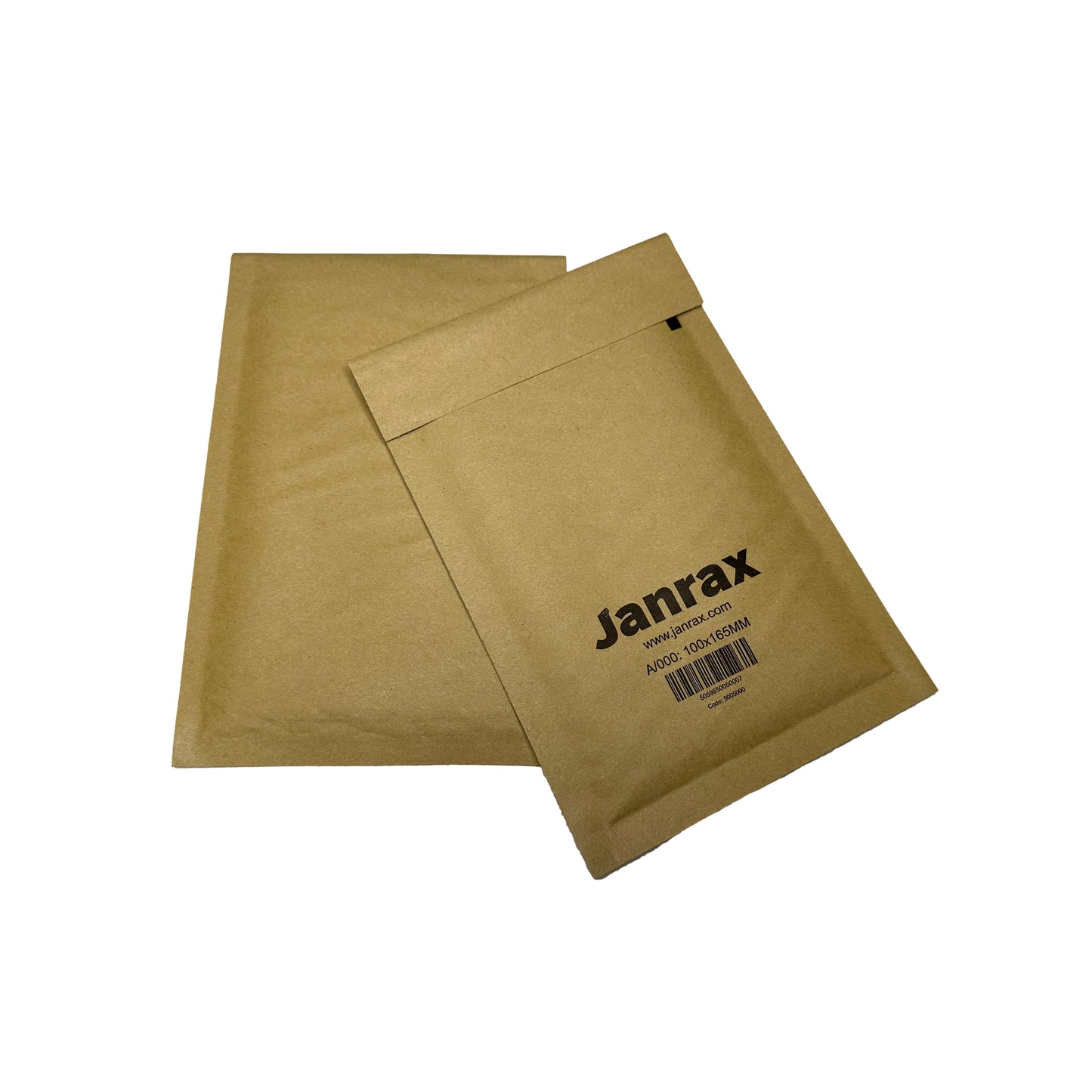 Pack of 200 Bubble Lined Size 000/A Padded Brown Postal Envelopes by Janrax